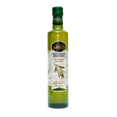 Aceite de oliva Areco en botella vidrio x 500ml